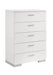 PASSION CHEST - White Contemporary Chest | NorCal Furniture Santa Clara CA
