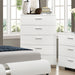 PASSION CHEST - White Contemporary Chest | NorCal Furniture Santa Clara CA