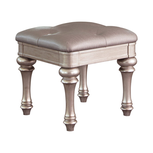 METALLIC PLATINUM - STOOL