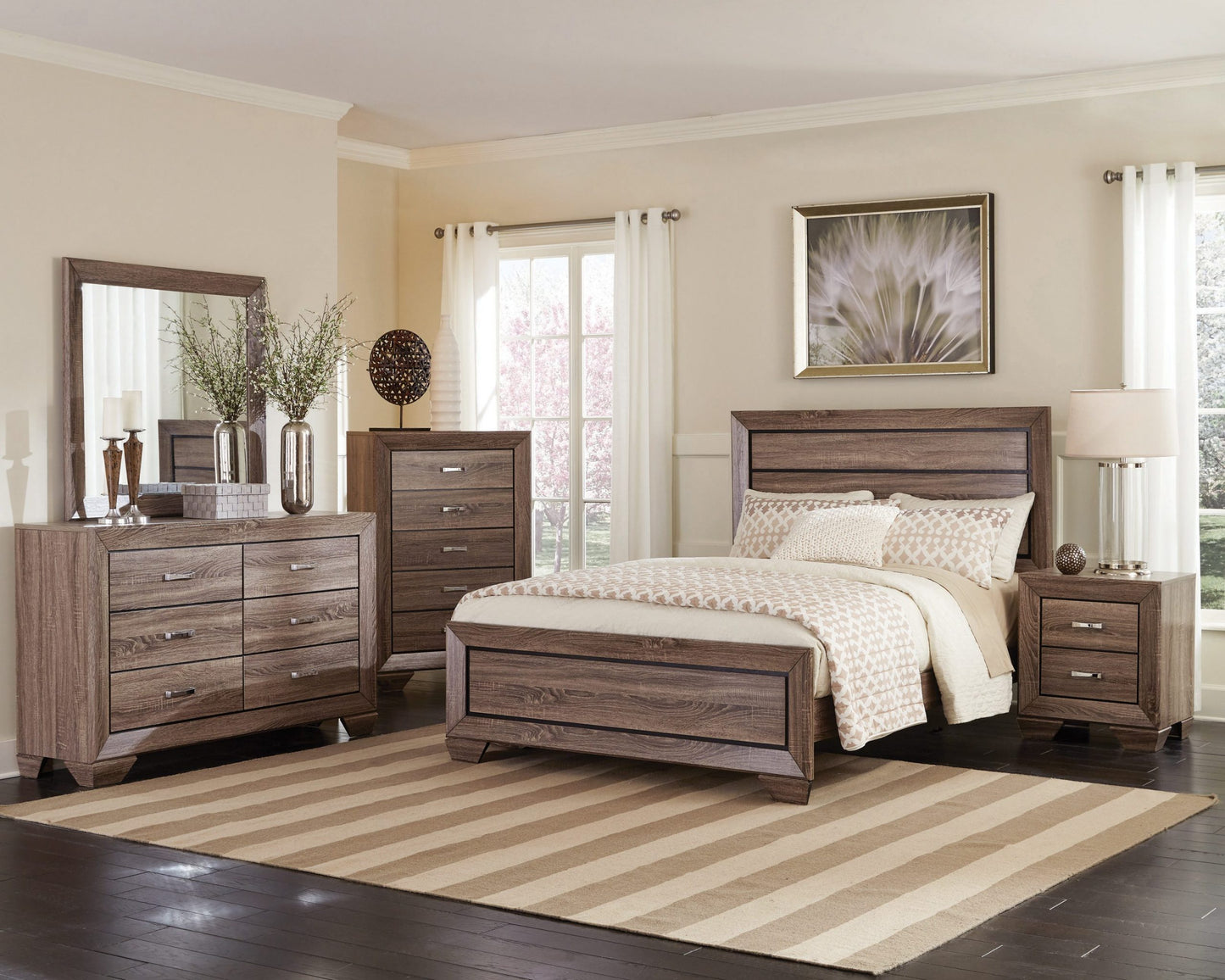 WASHED TAUPE - BED