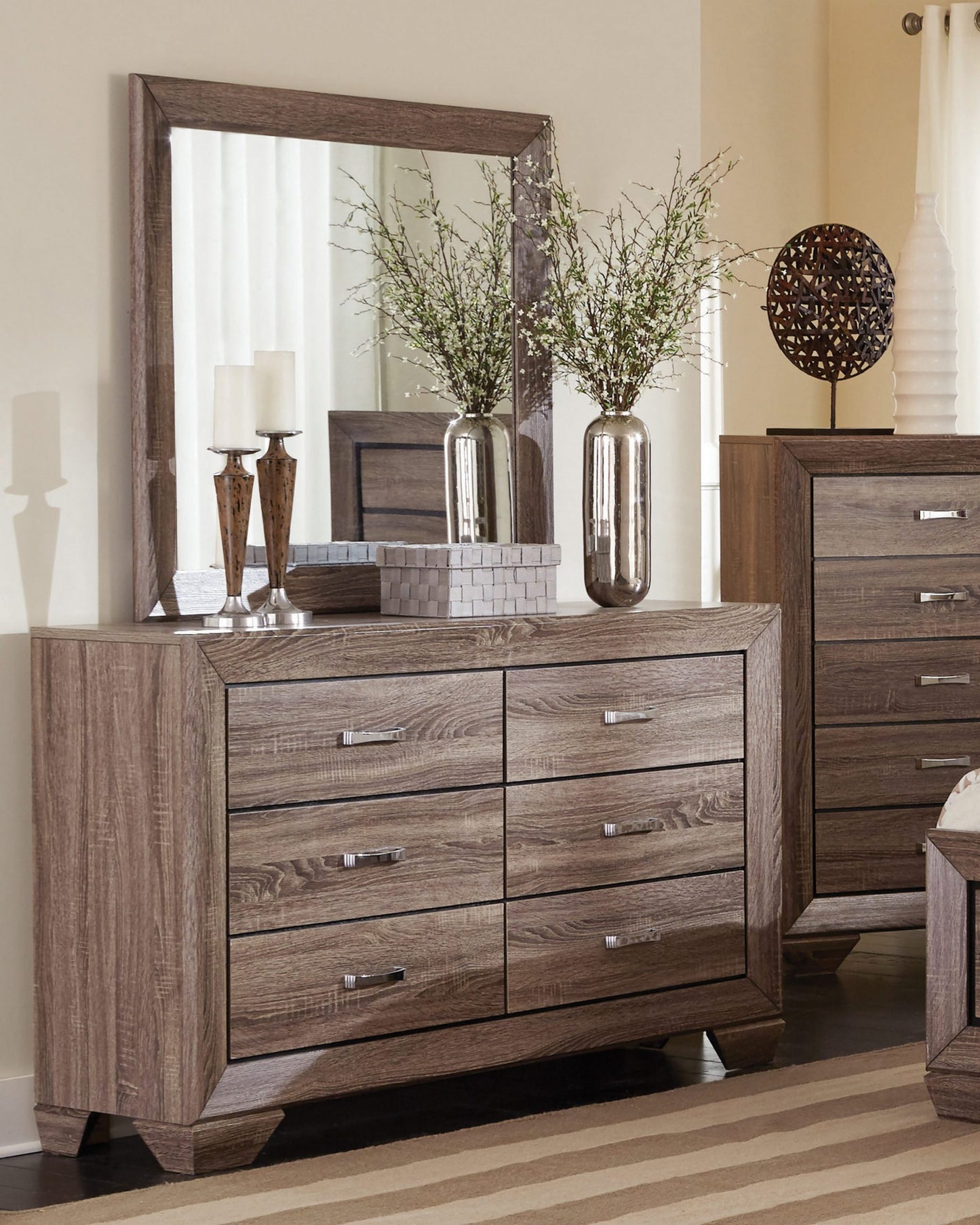 WASHED TAUPE - DRESSER