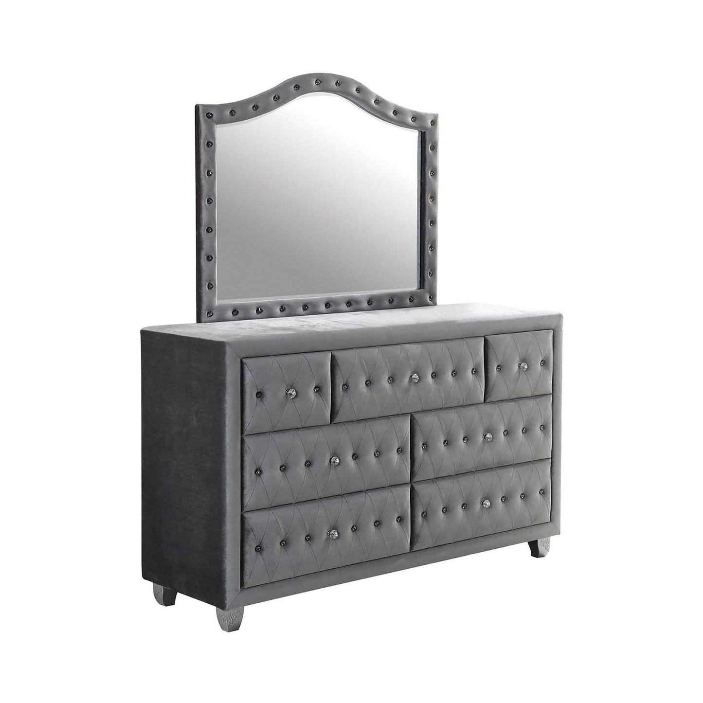 GREY VELVET - DRESSER