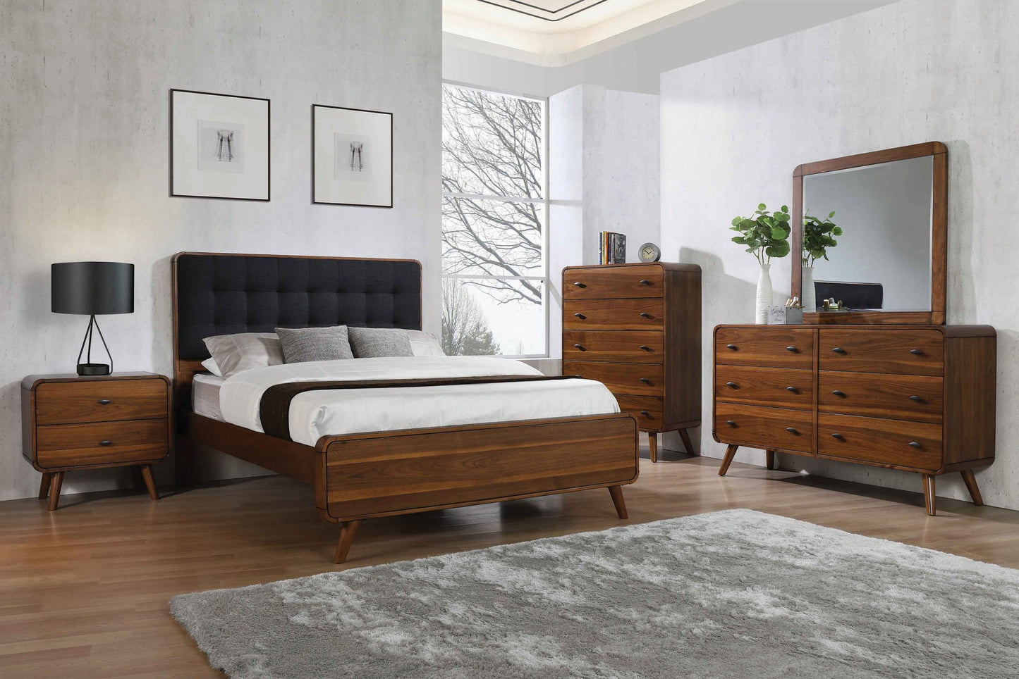 DARK WALNUT - BED