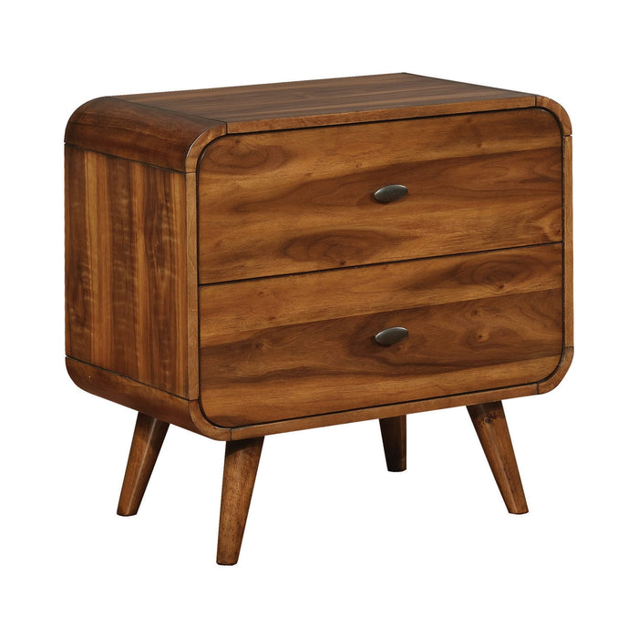 DAR WALNUT   NIGHT STAND - Brown Contemporary Night Stand | NorCal Furniture Santa Clara CA