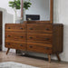 WALLBUSH  MIRROR - Brown Contemporary Mirror | NorCal Furniture Santa Clara CA