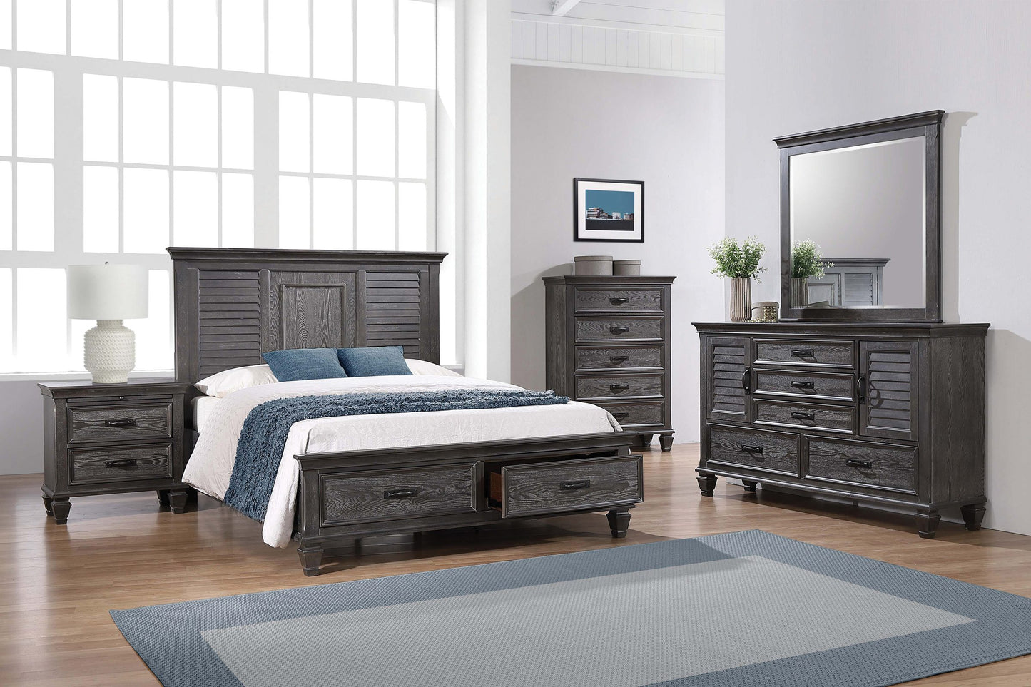 WEATHERED SAGE - STORAGE BED