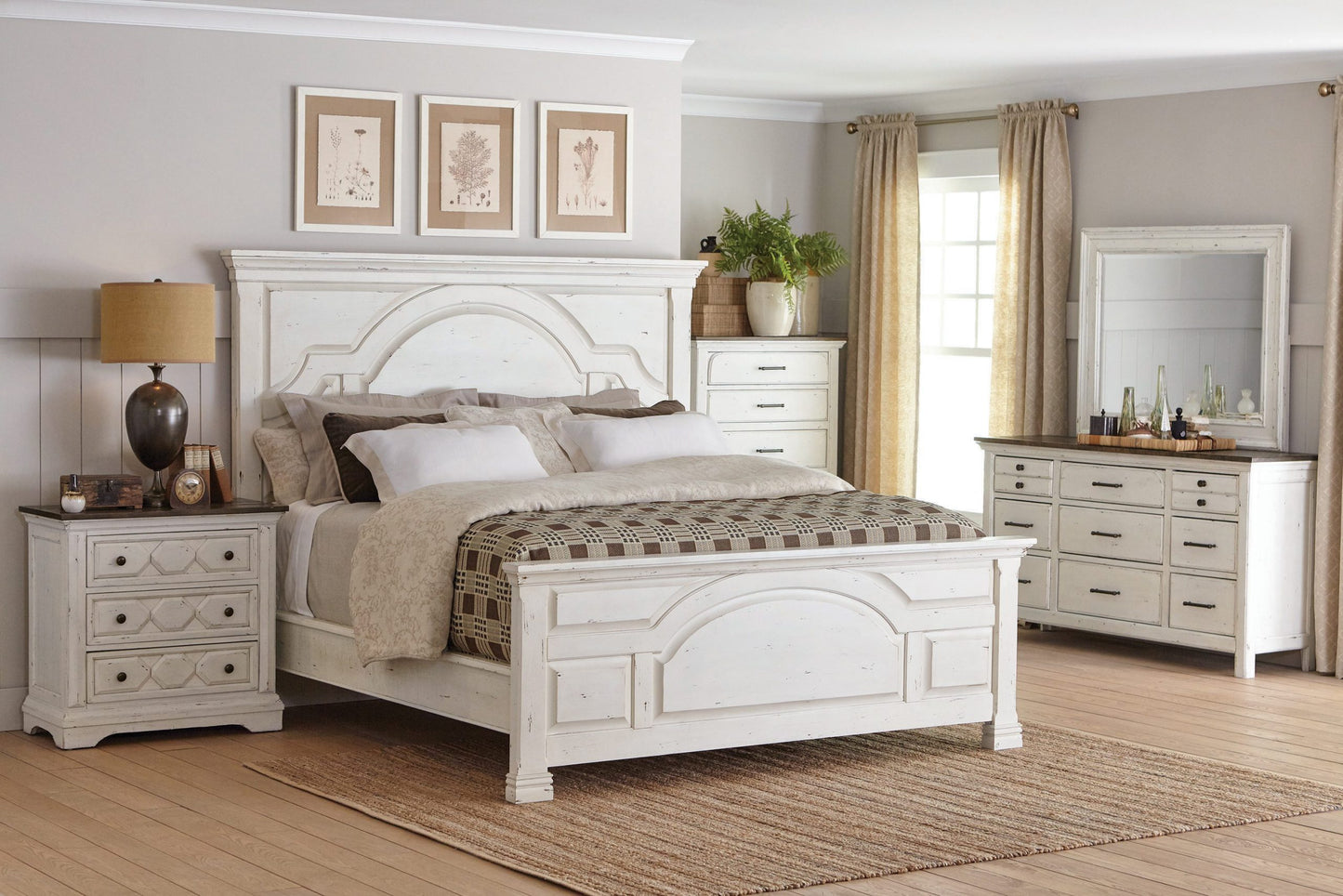 VINTAGE WHITE - BED