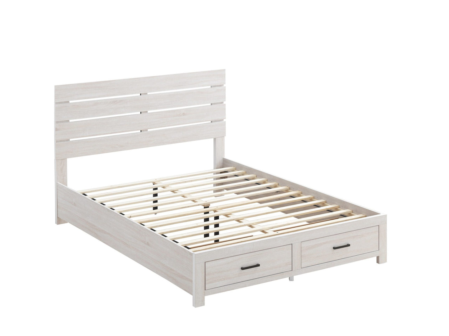 COASTAL WHITE - STORAGE BED