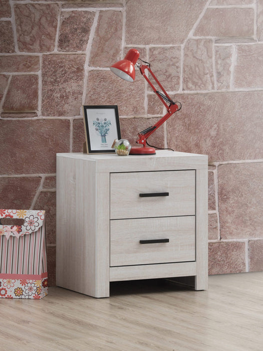 COASTAL WHITE  NIGHT STAND - White Night Stand | NorCal Furniture Santa Clara CA