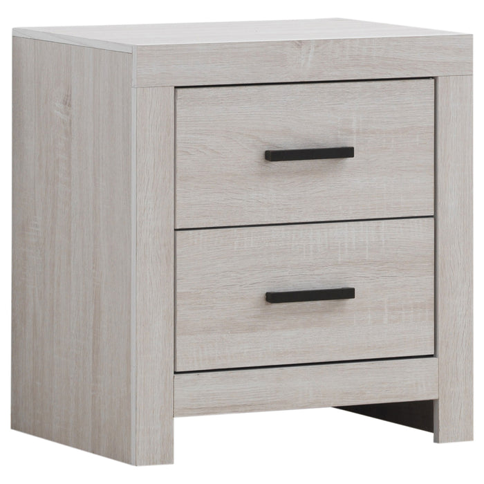 Brantford 2-drawer Nightstand Barrel Oak