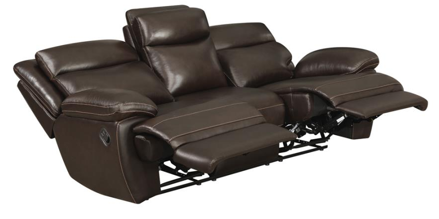 Essence Macpherson Espresso Motion Sofa