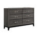 WELLTON  DRESSER - Black Transitional Dresser | NorCal Furniture Santa Clara CA