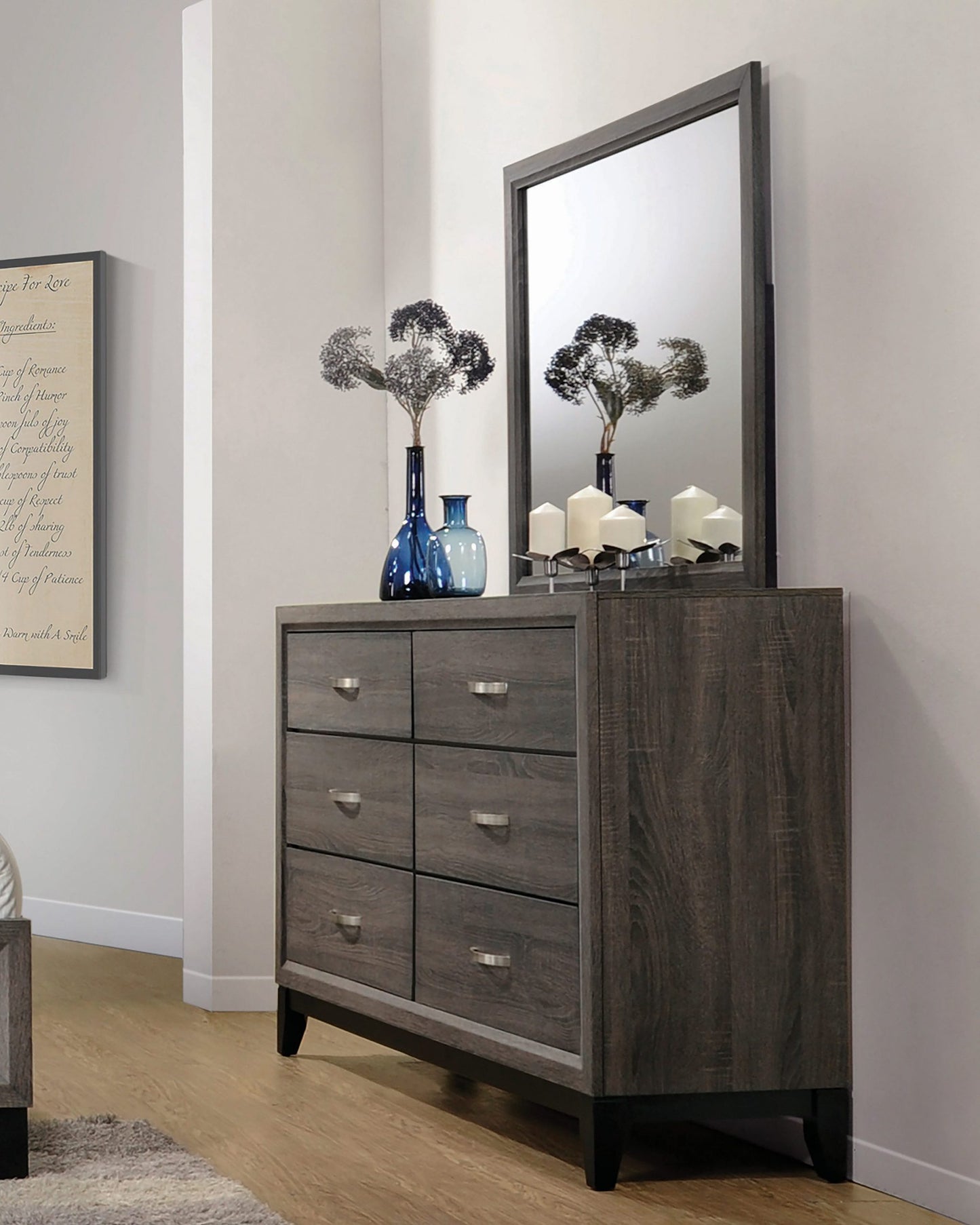 GREY OAK - DRESSER