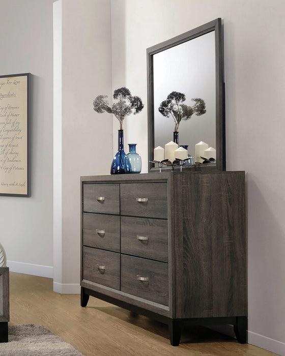 YOLK  MIRROR - Black Transitional Mirror | NorCal Furniture Santa Clara CA