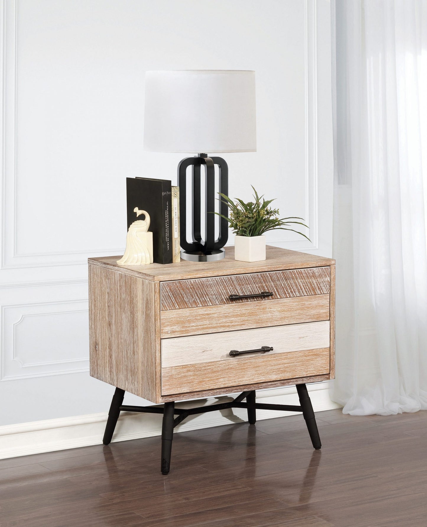 ROUGH SAWN MULTI - NIGHT STAND