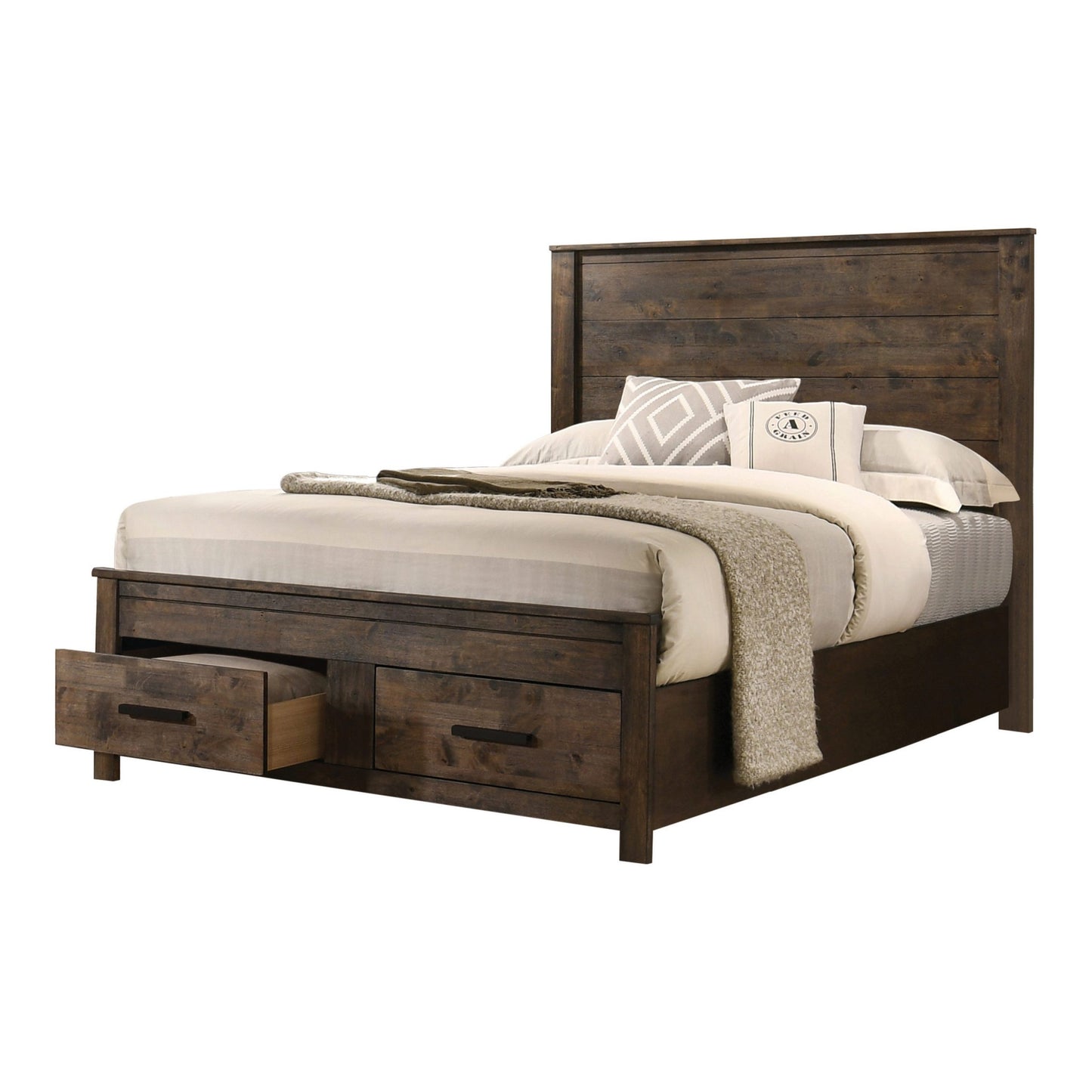 RUSTIC GOLDEN BROWN - BED