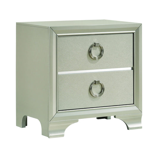 METALLIC STERLING - NIGHT STAND