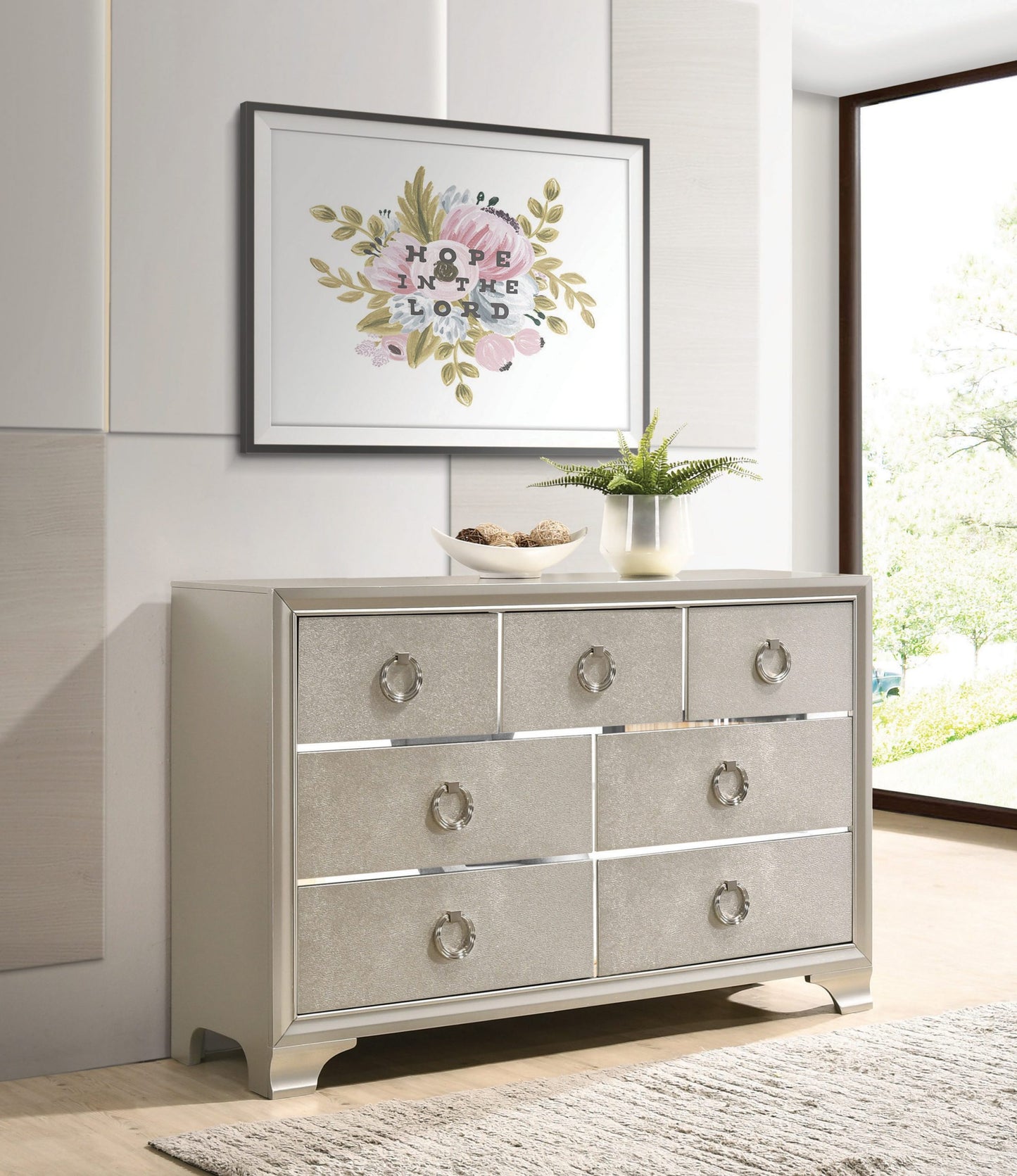 METALLIC STERLING - DRESSER