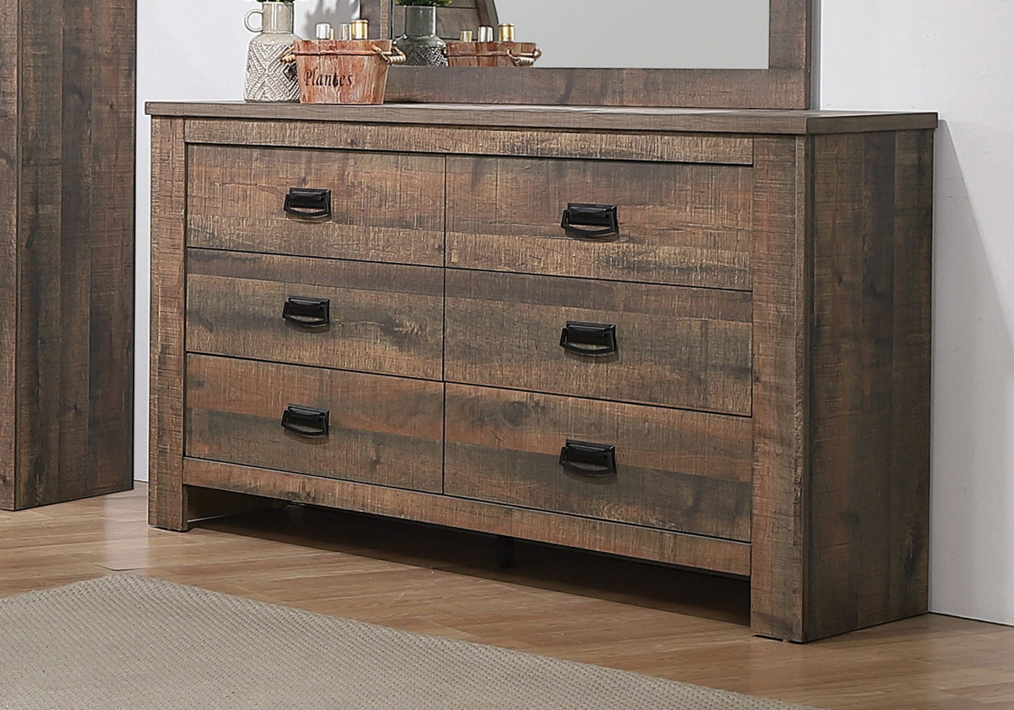 WEATHERED OAK - DRESSER