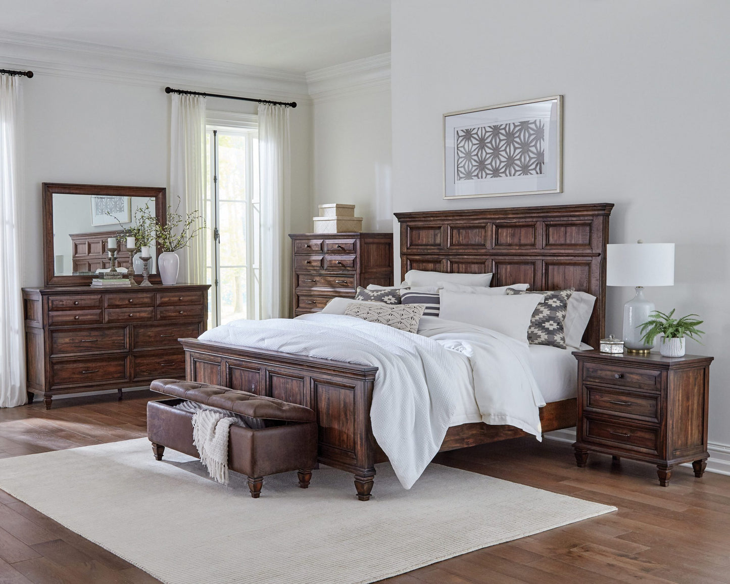 WEATHERED BURNISHED BROWN - BED