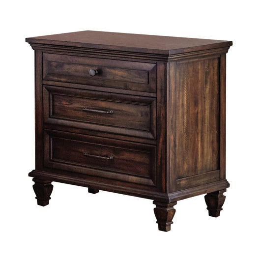 WEATHERED BURNISHED BROWN - NIGHT STAND