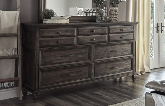 WEATHERED BURNISHED BROWN - DRESSER