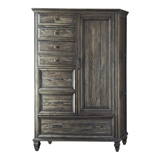 WEATHERED BURNISHED BROWN - DOOR CHEST