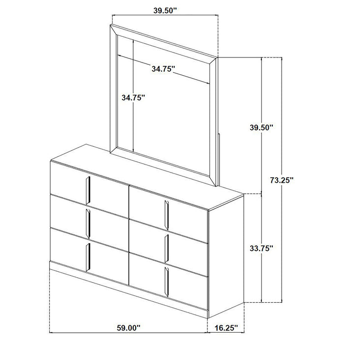 Ines Dresser with Mirror