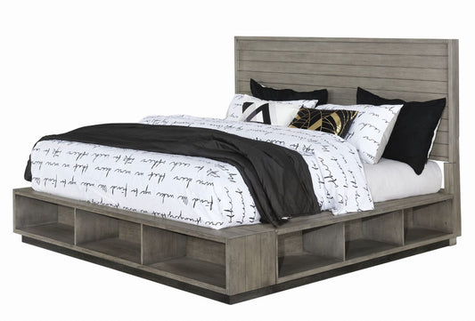 GREY - STORAGE BED