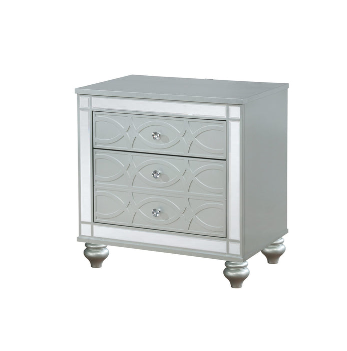 METALLIC  NIGHT STAND - Gold Night Stand | NorCal Furniture Santa Clara CA