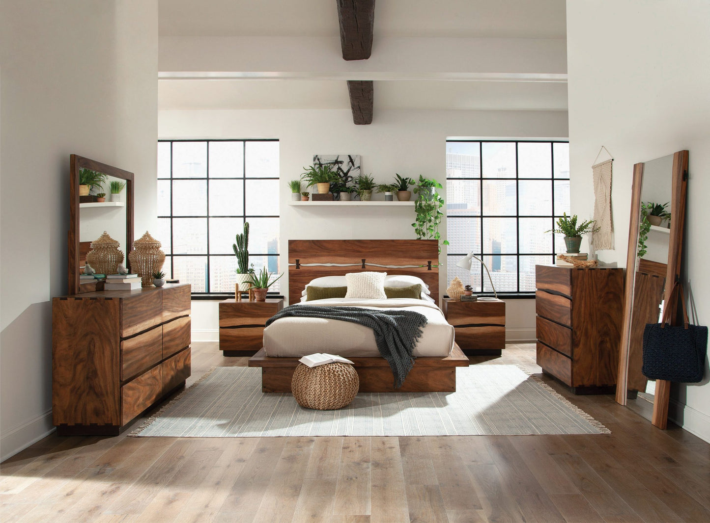 SMOKEY WALNUT/COFFEE BEAN - BED