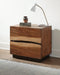 SMOKEY WALNUTCOFFEE BEAN BUN  NIGHT STAND - Brown Night Stand | NorCal Furniture Santa Clara CA