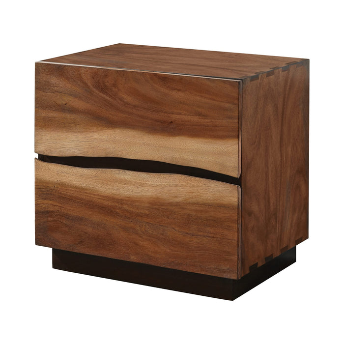SMOKEY WALNUT/COFFEE BEAN BUN - NIGHT STAND