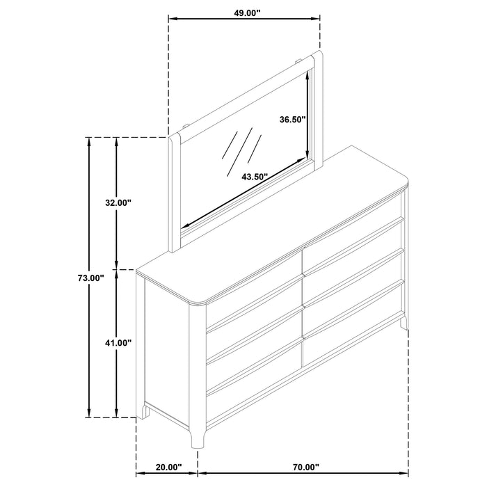 Maderia Dresser with Mirror
