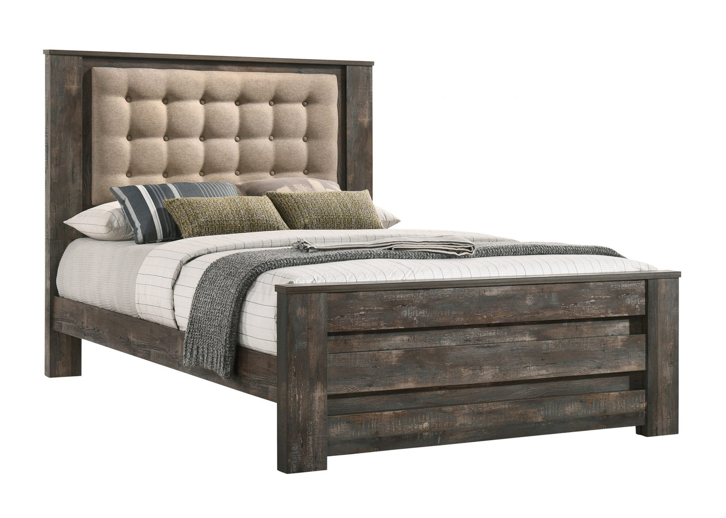 WEATHERED DARK BROWN - BED