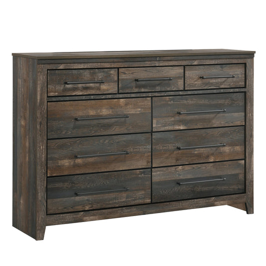 WEATHERED DARK BROWN - DRESSER