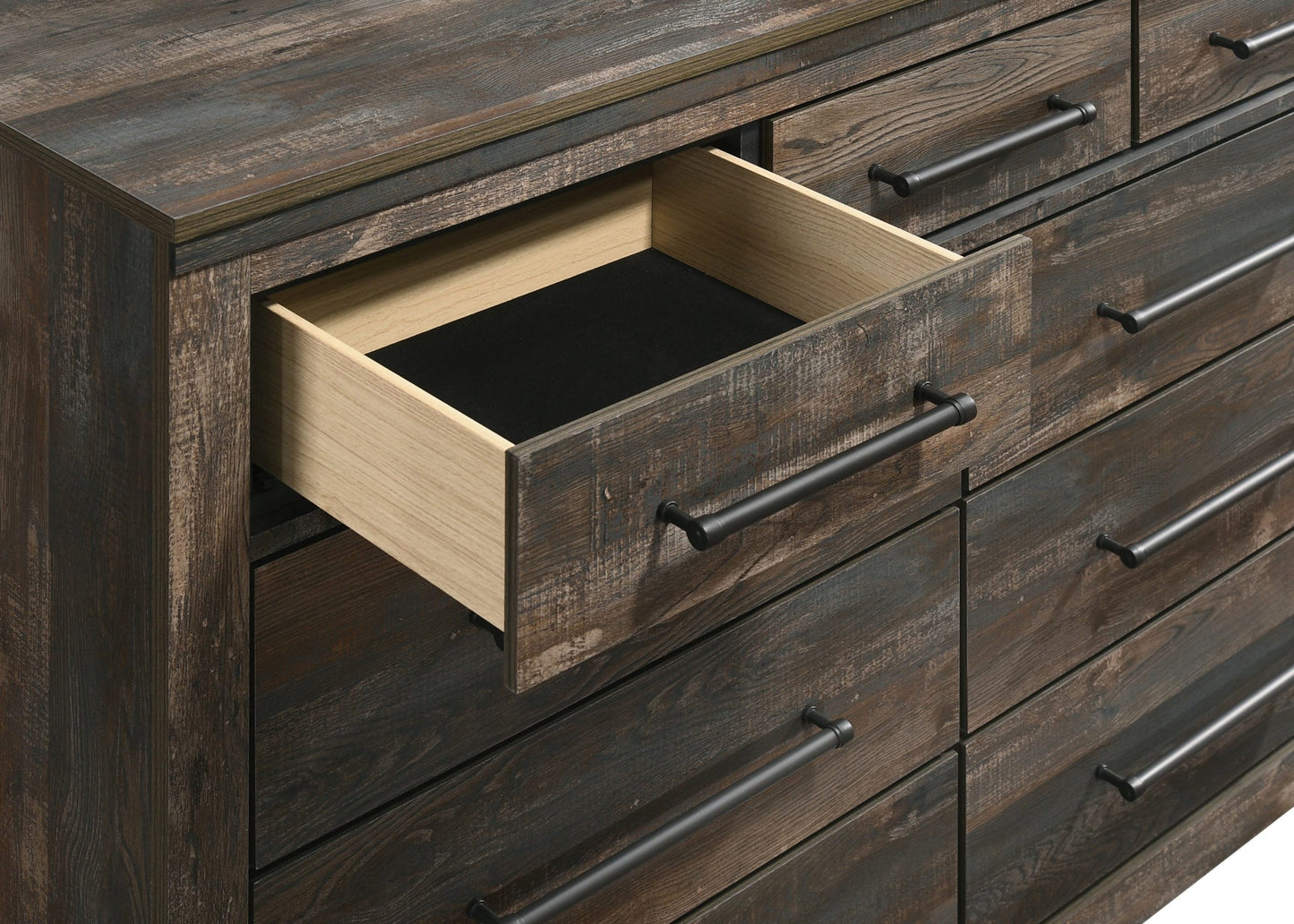 WEATHERED DARK BROWN - DRESSER