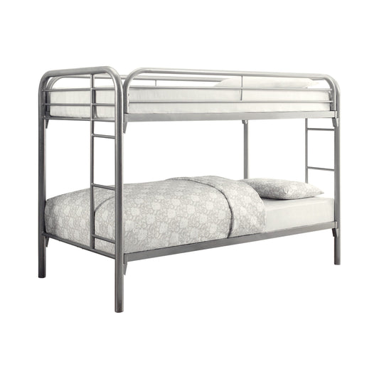 SILVER - TWIN OVER TWIN BUNK BED