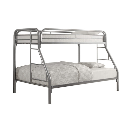 SILVER - TWIN OVER FULL BUNK BED