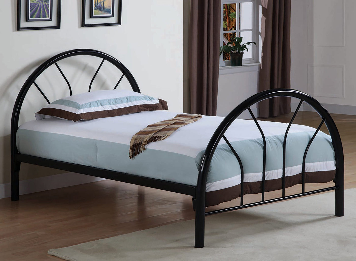 BLACK - TWIN BED