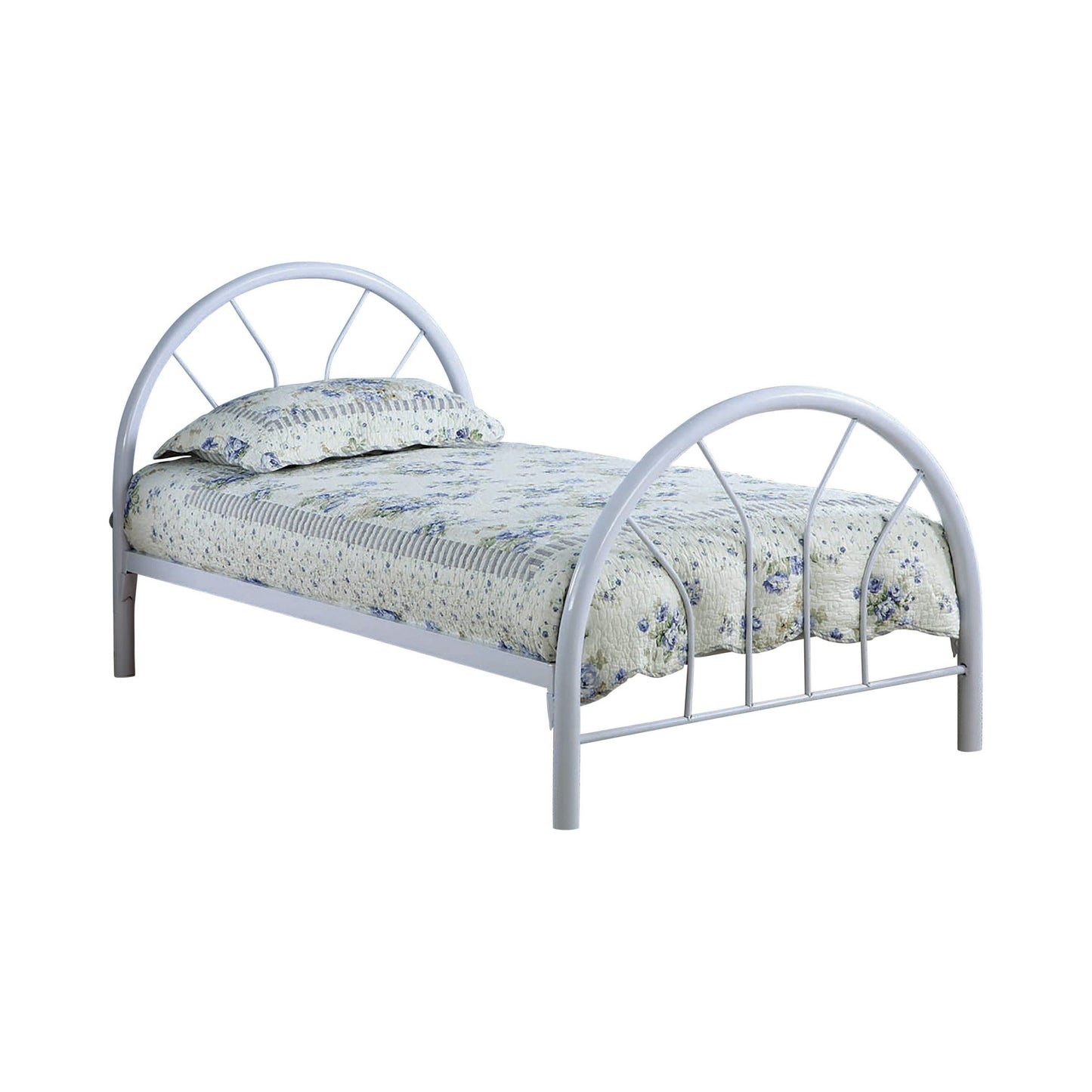 WHITE - TWIN BED