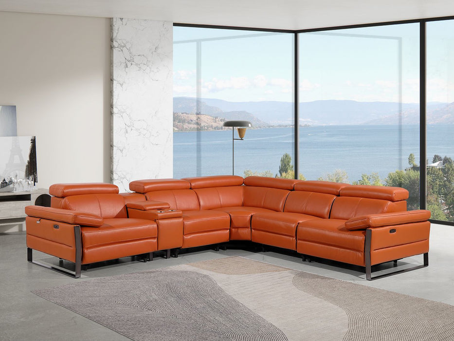 DivanItalia 1246 6-Piece Sectional Cream