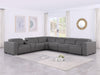 Global United 1208 Dark Grey 7PC Sectional