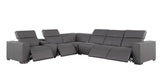 Global United 1208 Dark Grey 7PC Sectional