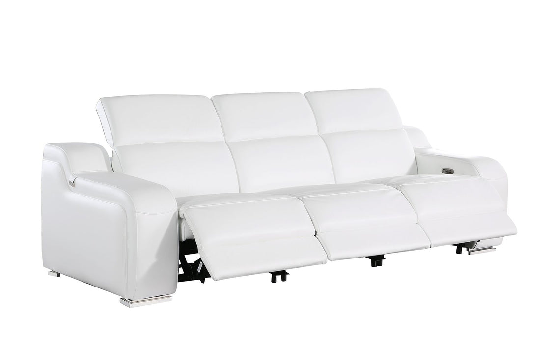 Global United 6111 2-Piece Reclining Set | Genuine Leather