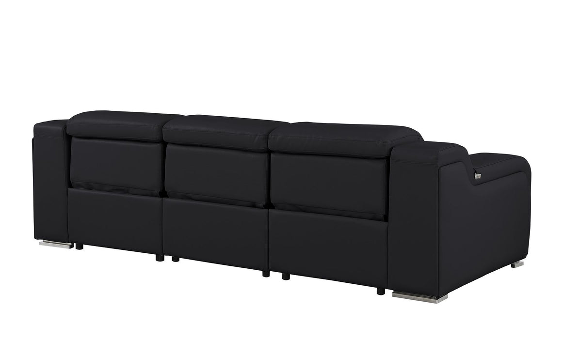 Global United 6111 2-Piece Reclining Set | Genuine Leather