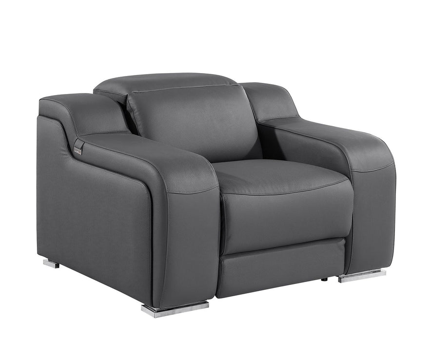 Global United 6111 Power Reclining Chair | Genuine Leather