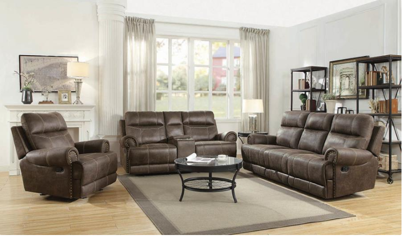 Everyday Brixton Buckskin Brown Motion Sofa