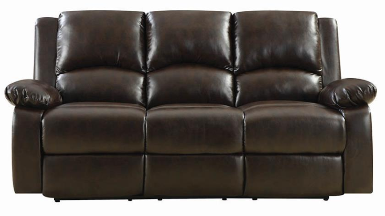 Everyday Two-Tone Brown Motion Sofa