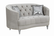 Cord Loveseat - Grey Transitional Loveseat | NorCal Furniture Santa Clara CA